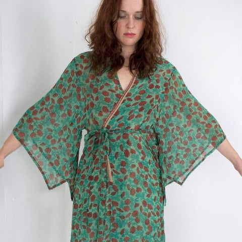 Belted Kimono – Jade