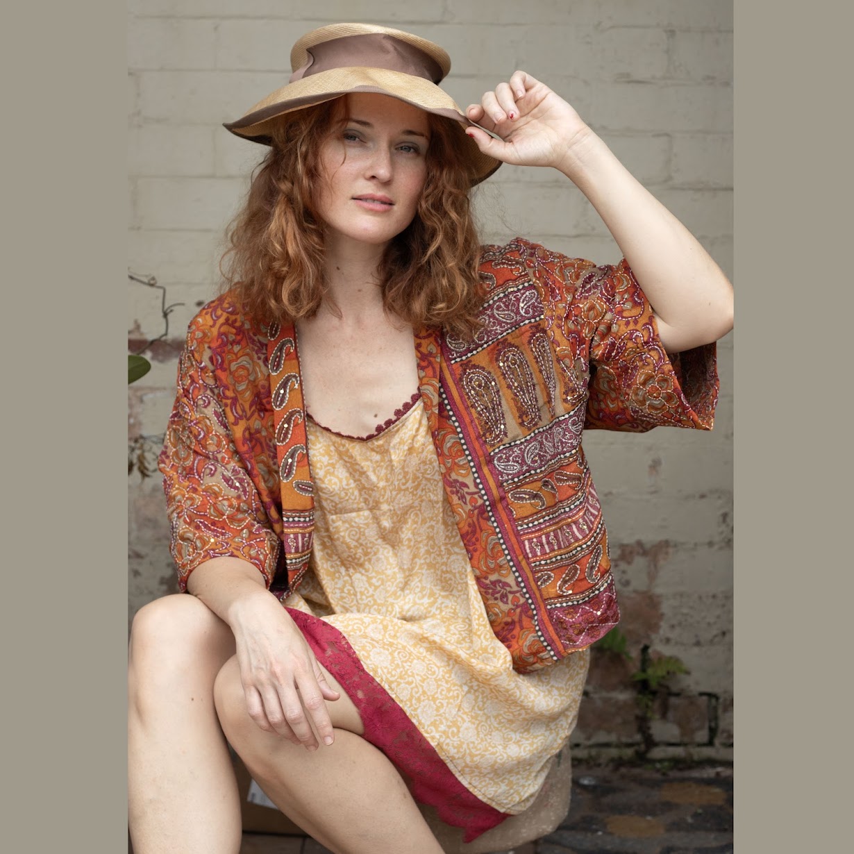 Short Silk Kimono – Allira