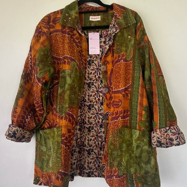 Short Kantha Jacket – Autumn