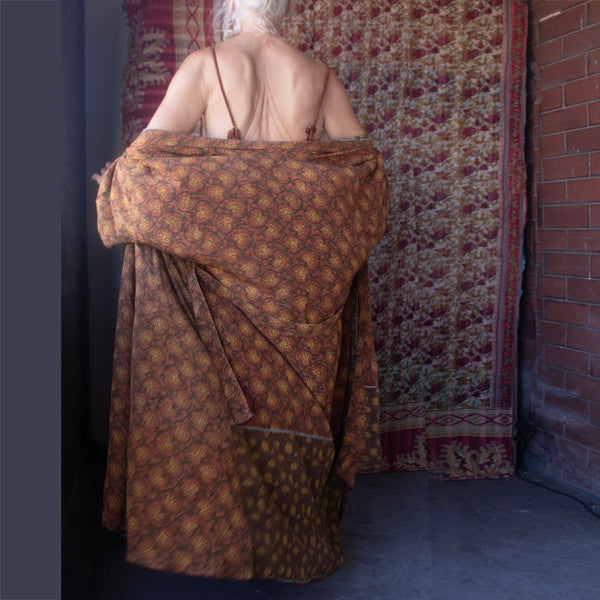Long Silk Kimono – Autumn