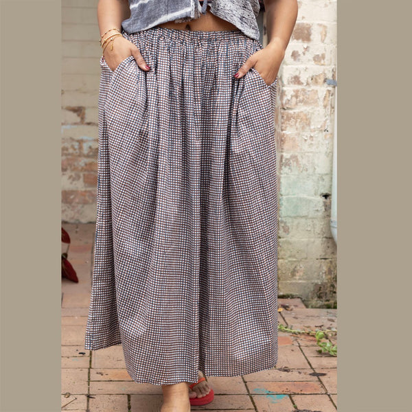 Cotton Gypsy Skirt – Black