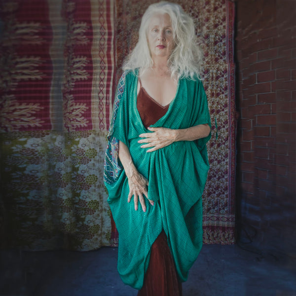 Silk Cape – Jade