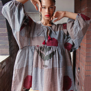 Cotton Tie Top – Rose