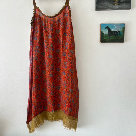 Silk Singlet Dress – Cornflower (M)