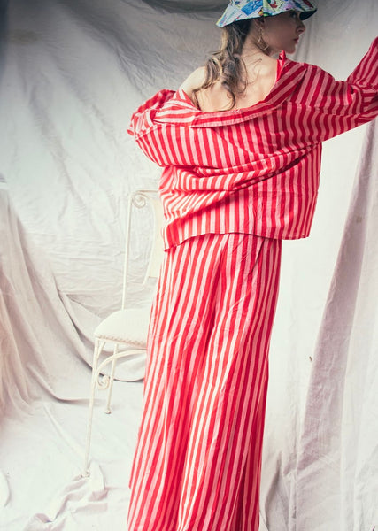 Striped Cotton Pants – Candy (S/M)