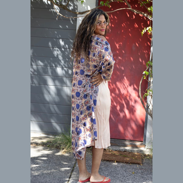 Cotton Kimono – Blue