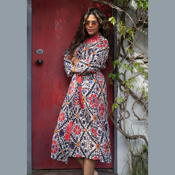 Cotton Kimono – Red