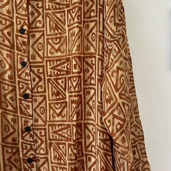 Silk Daisy Shirt – Aztec