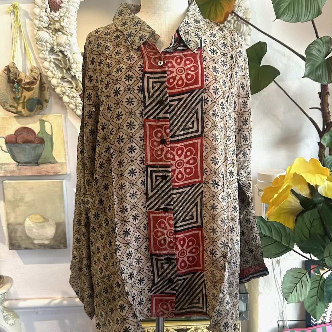 Daisy Silk Shirt – Raya
