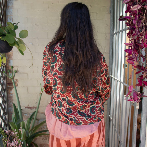 Short Silk Kimono – Lotus