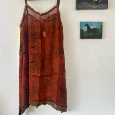 Silk Singlet Dress – Earthly (L)