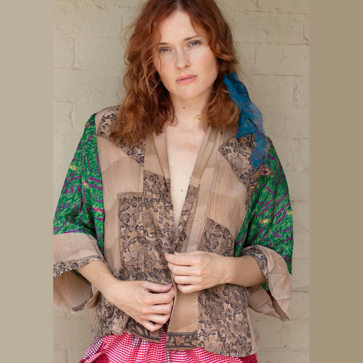 Short Silk Kimono – Maya