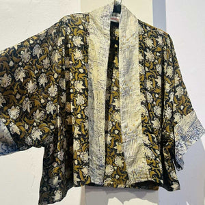 Short Silk Kimono – Dandelion