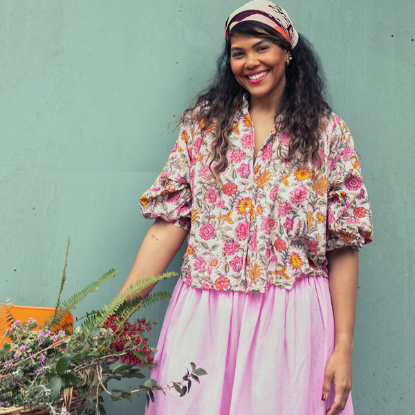 Cotton Floral Shirt – Daisy