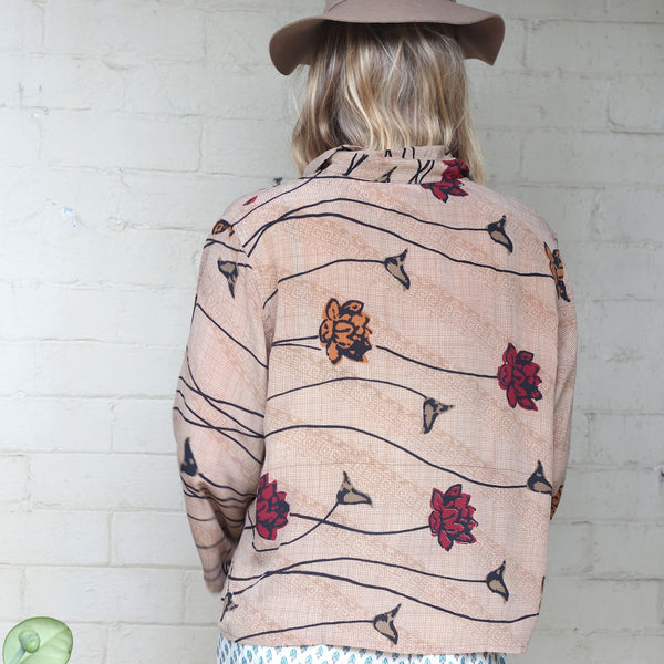 Short Silk Shirt – Delia