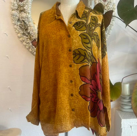 Silk Daisy Shirt – Goldie