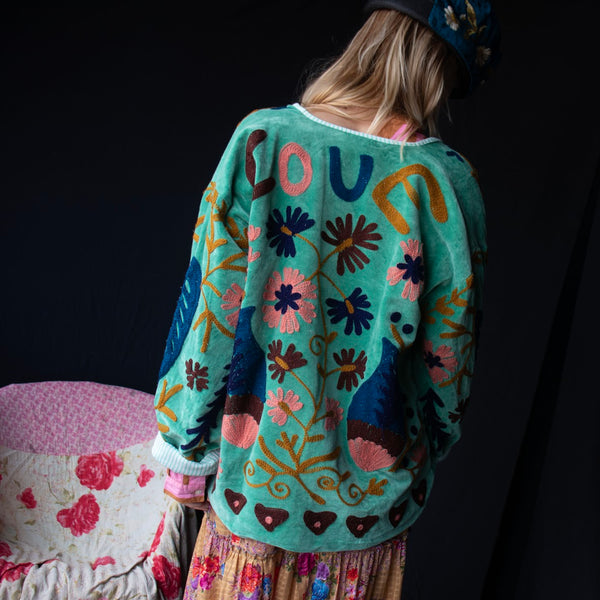 Velvet Love Jacket - Jade