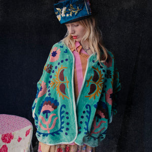 Velvet Love Jacket - Jade