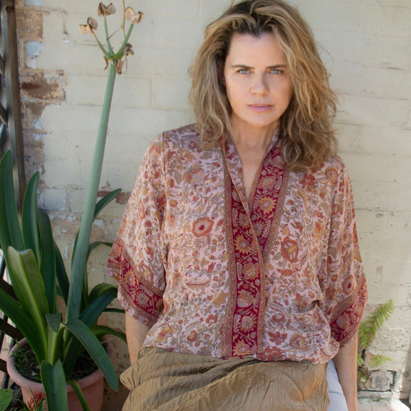 Short Silk Kimono – Helena