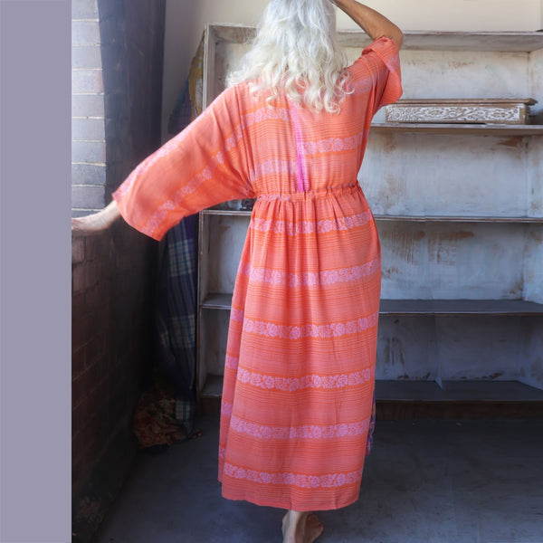 Silk Onoki Dress – Neon
