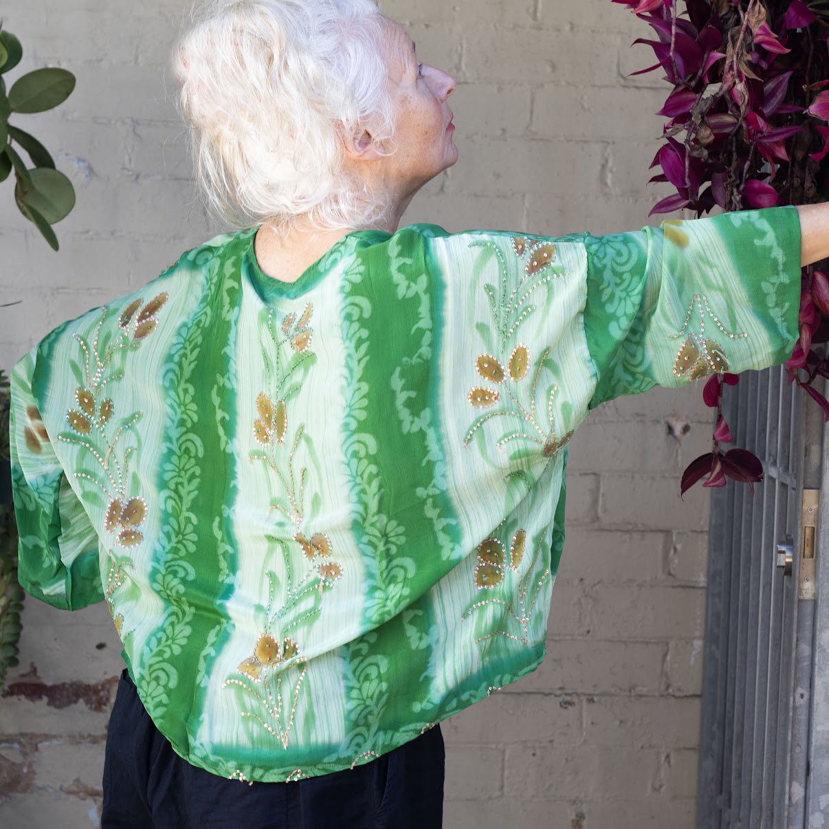 Silk Bella Shirt – Jade