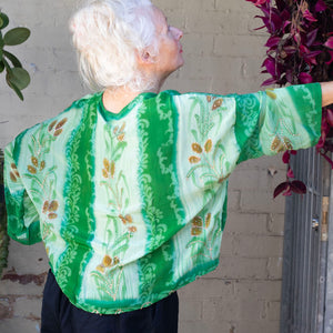 Silk Bella Shirt – Jade