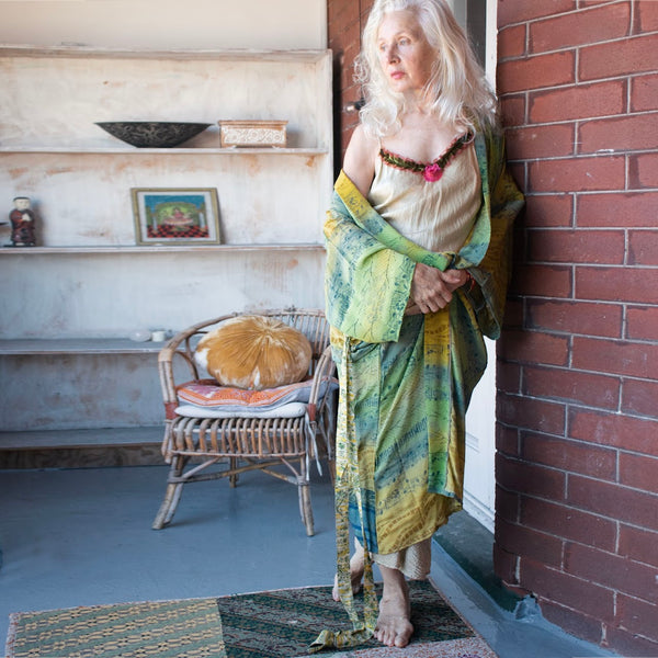 Long Silk Kimono – Tropicana