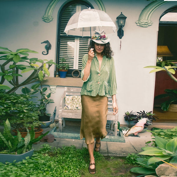 Silk Skirt – Latte (M)
