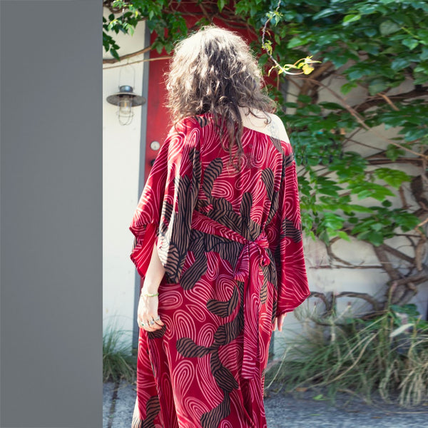 Kimono Dress – Ruby