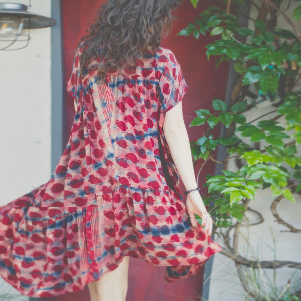 Silk Babydoll Dress – Scarlet