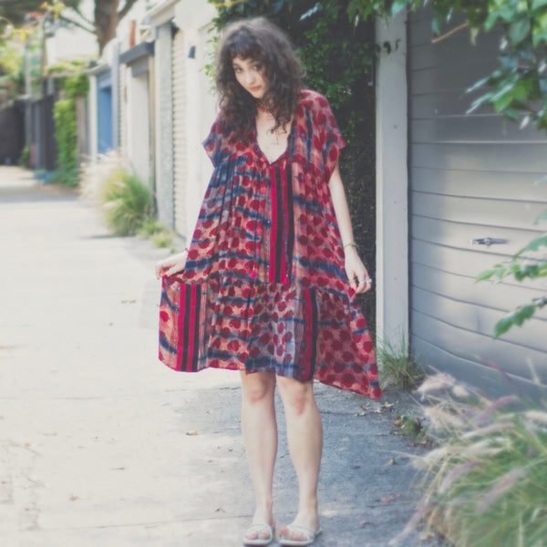 Silk Babydoll Dress – Scarlet