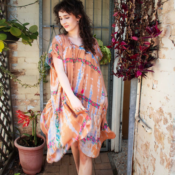 Silk Babydoll Dress – Peachy