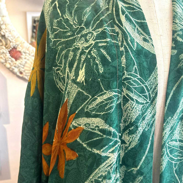 Long Silk Kimono – Jade