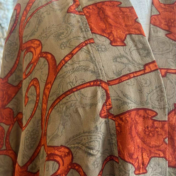 Long Silk Kimono – Autumn