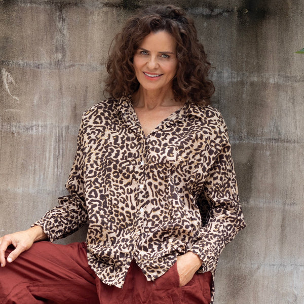 Cotton Shirt – Leopard