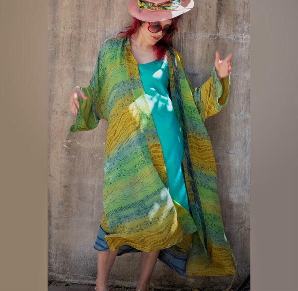 Long Silk Kimono – Tropicana