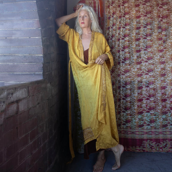 Long Silk Kimono – Sunshine