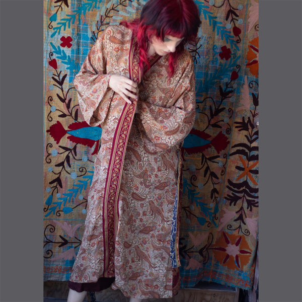 Long Silk Kimono – May