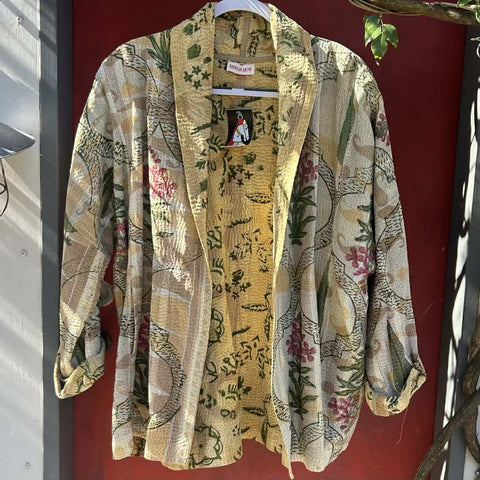 Embossed Kantha Jacket – Traveller