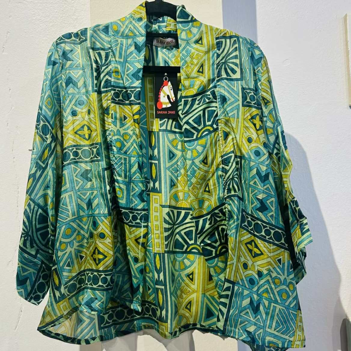 Short Silk Kimono – Geo