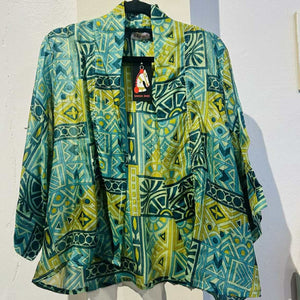 Short Silk Kimono – Geo