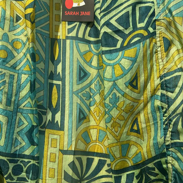 Short Silk Kimono – Geo