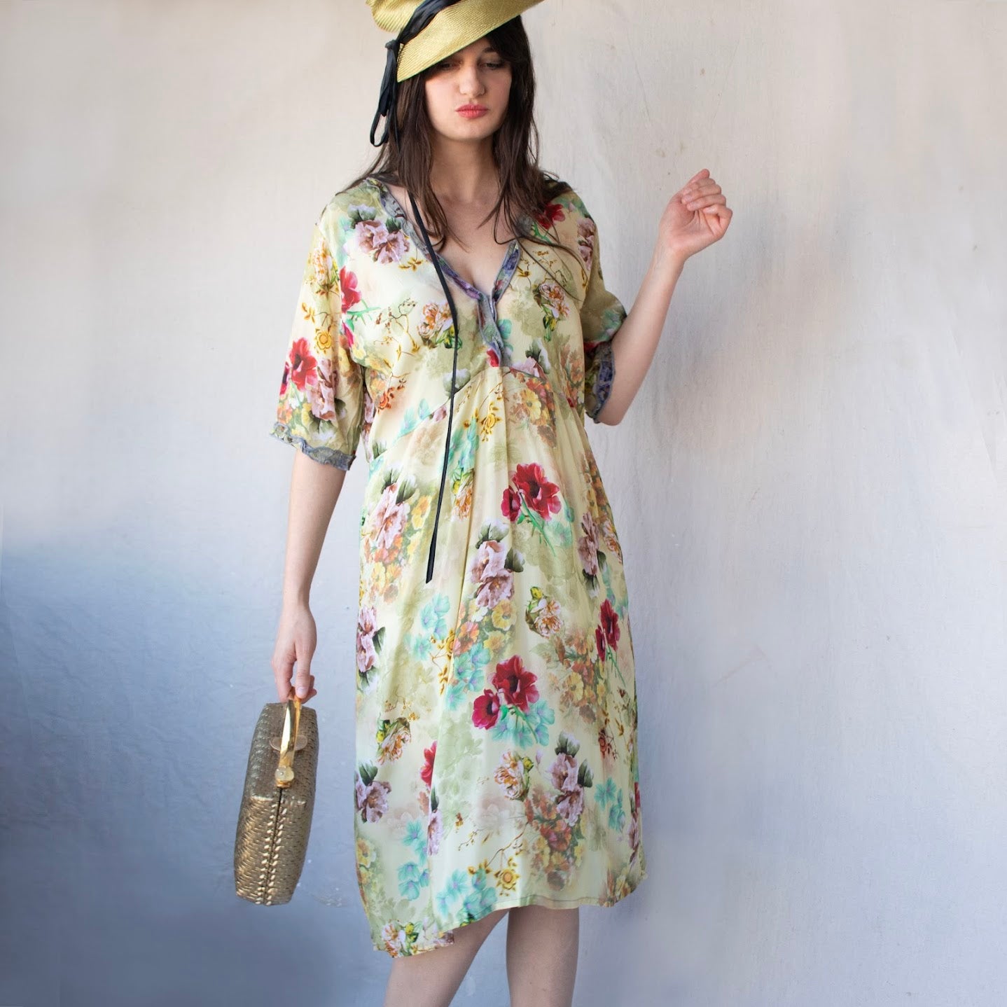 Silk Lola Dress – Poppy