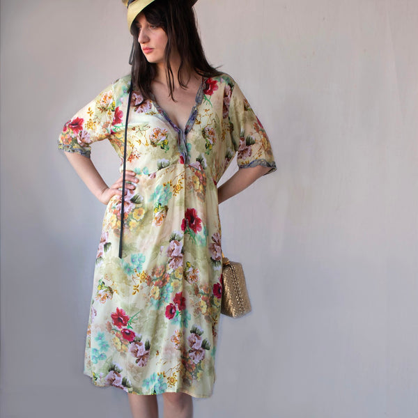 Silk Lola Dress – Poppy