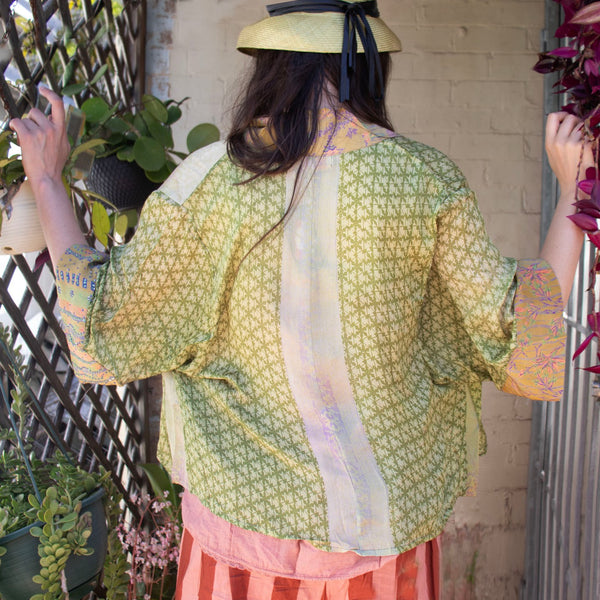 Short Silk Kimono – Willow