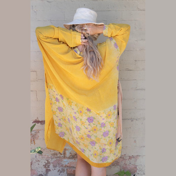 Silk Shirt Dress – Sunshine