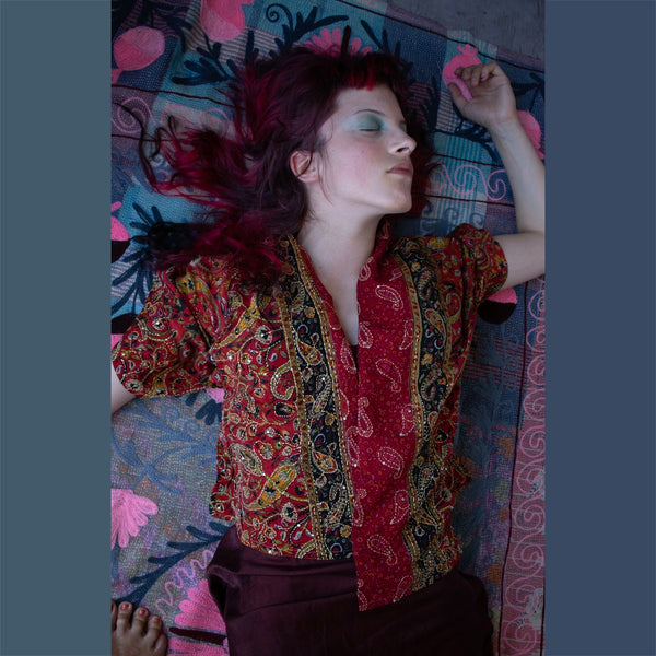 Short Silk Kimono – Ruby