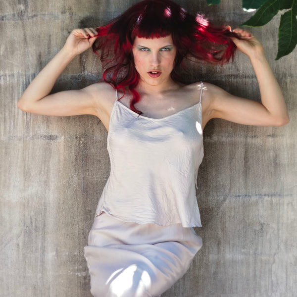 Silk Cami – Oyster (S)