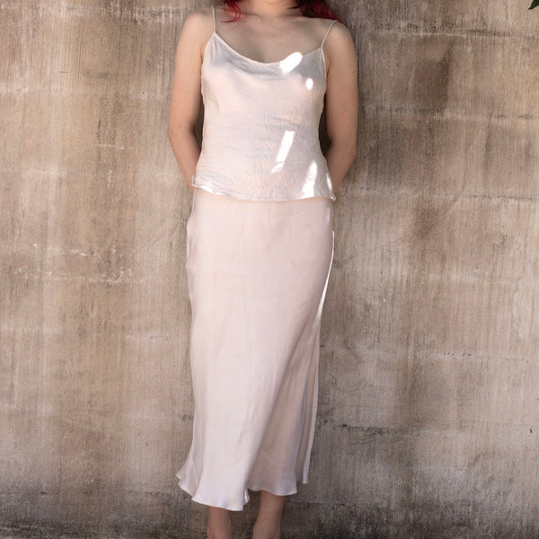 Silk Cami – Oyster (S)