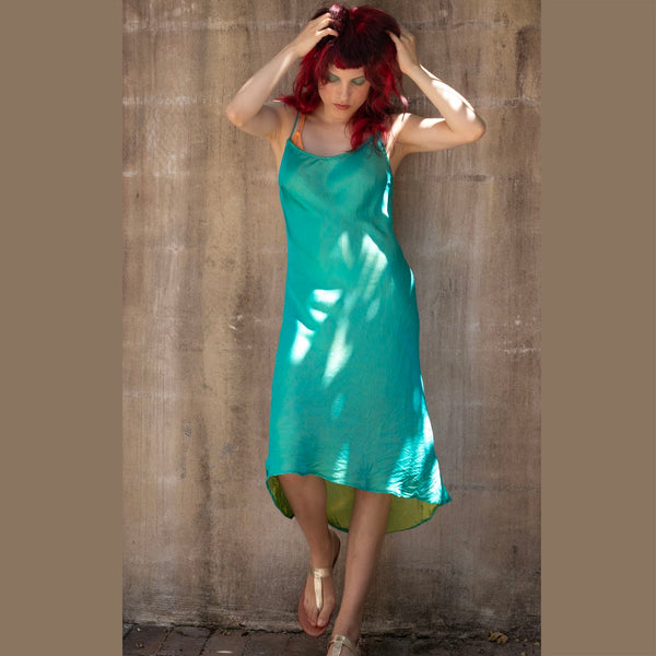 Silk Slip – Turquoise (S)